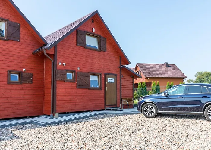 Деревянный коттедж Letniskowe Blekit