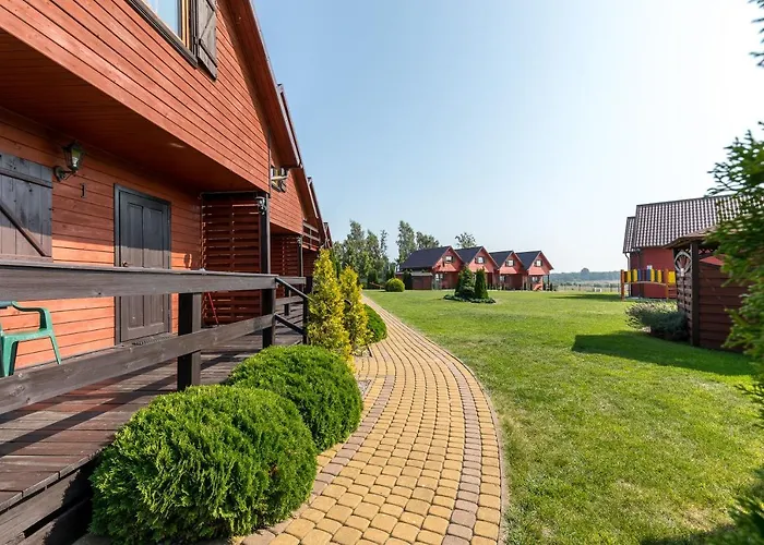 Деревянный коттедж Letniskowe Blekit