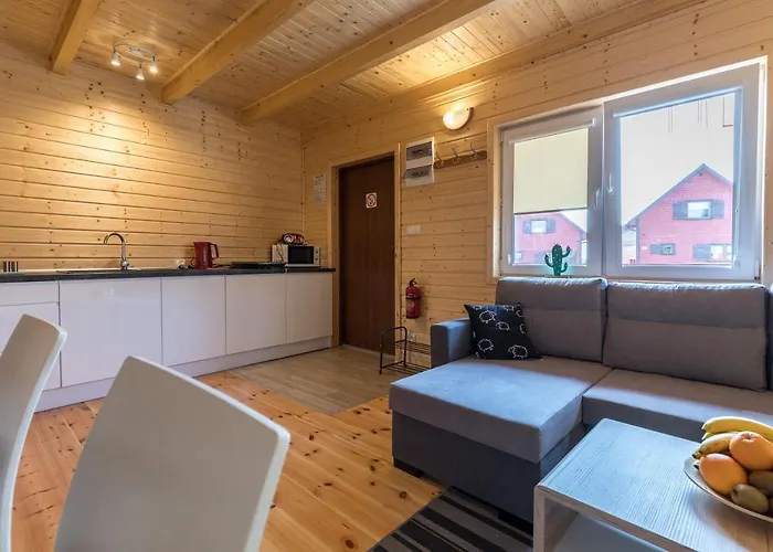 Деревянный коттедж Letniskowe Blekit