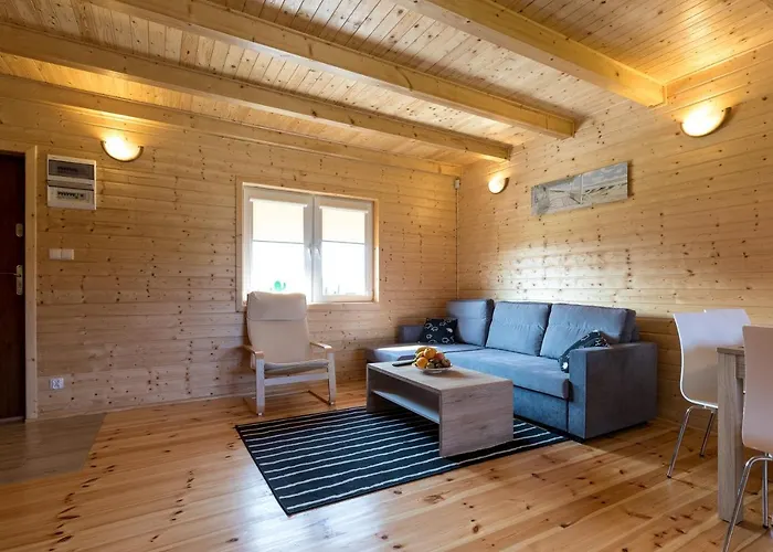 Деревянный коттедж Letniskowe Blekit *