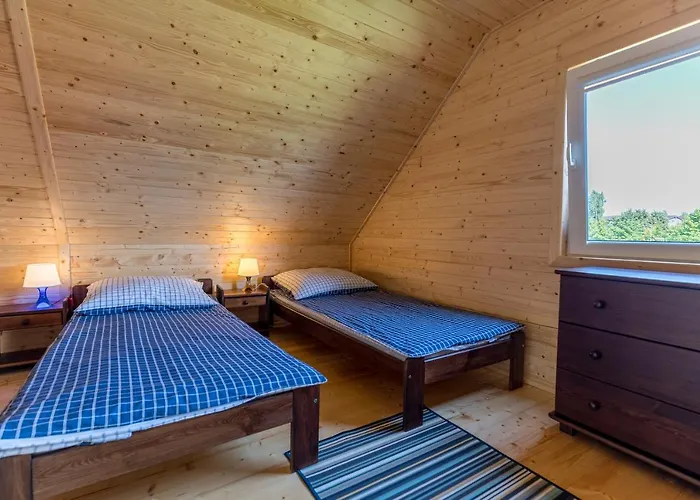 Деревянный коттедж Letniskowe Blekit *