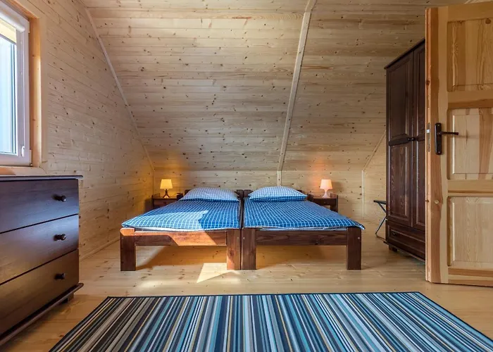 Деревянный коттедж Letniskowe Blekit