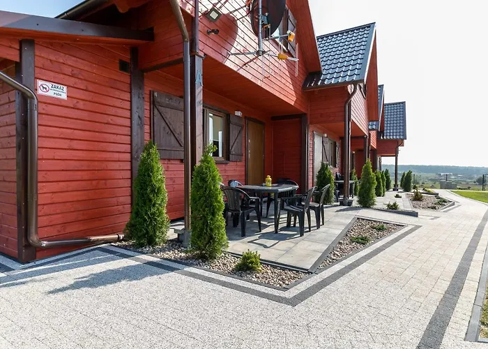 Letniskowe Blekit Деревянный коттедж *